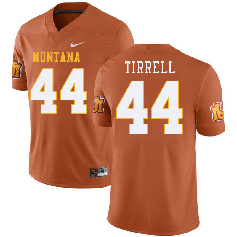 Montana Grizzlies #44 Ryan Tirrell College Football Jerseys Stitched Sale-Throwback